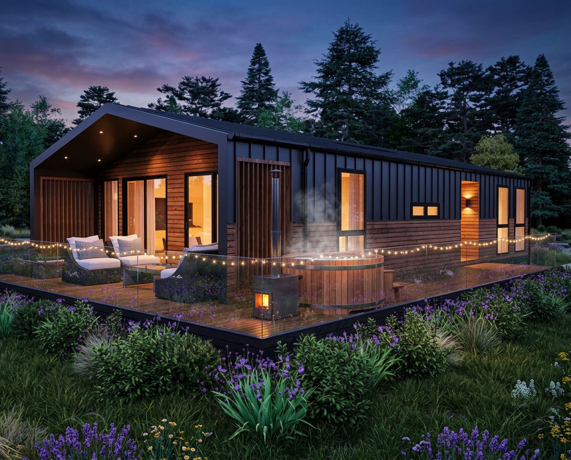 Your own deck and hot tub