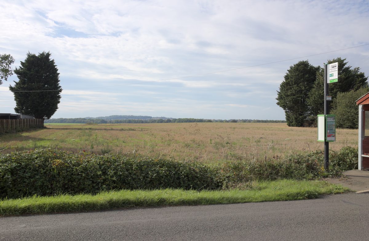 A Nottinghamshire field under a big sky in autumn